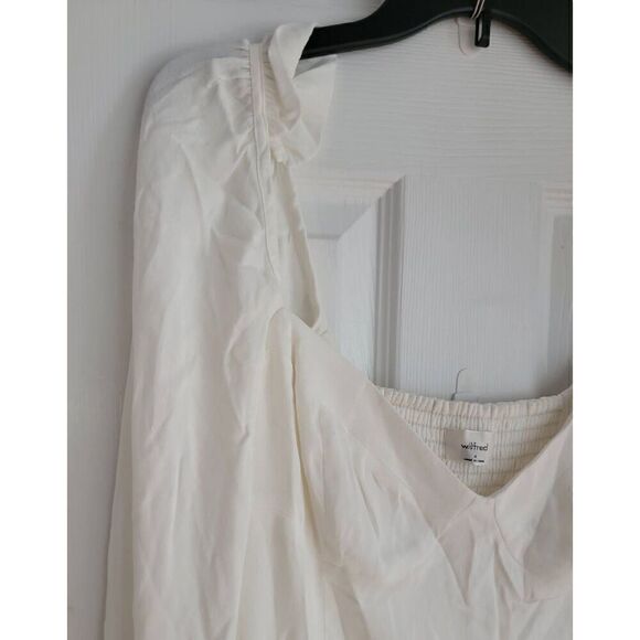 Aritzia Wilfred White Novella Dress 4 - Picture 5 of 11